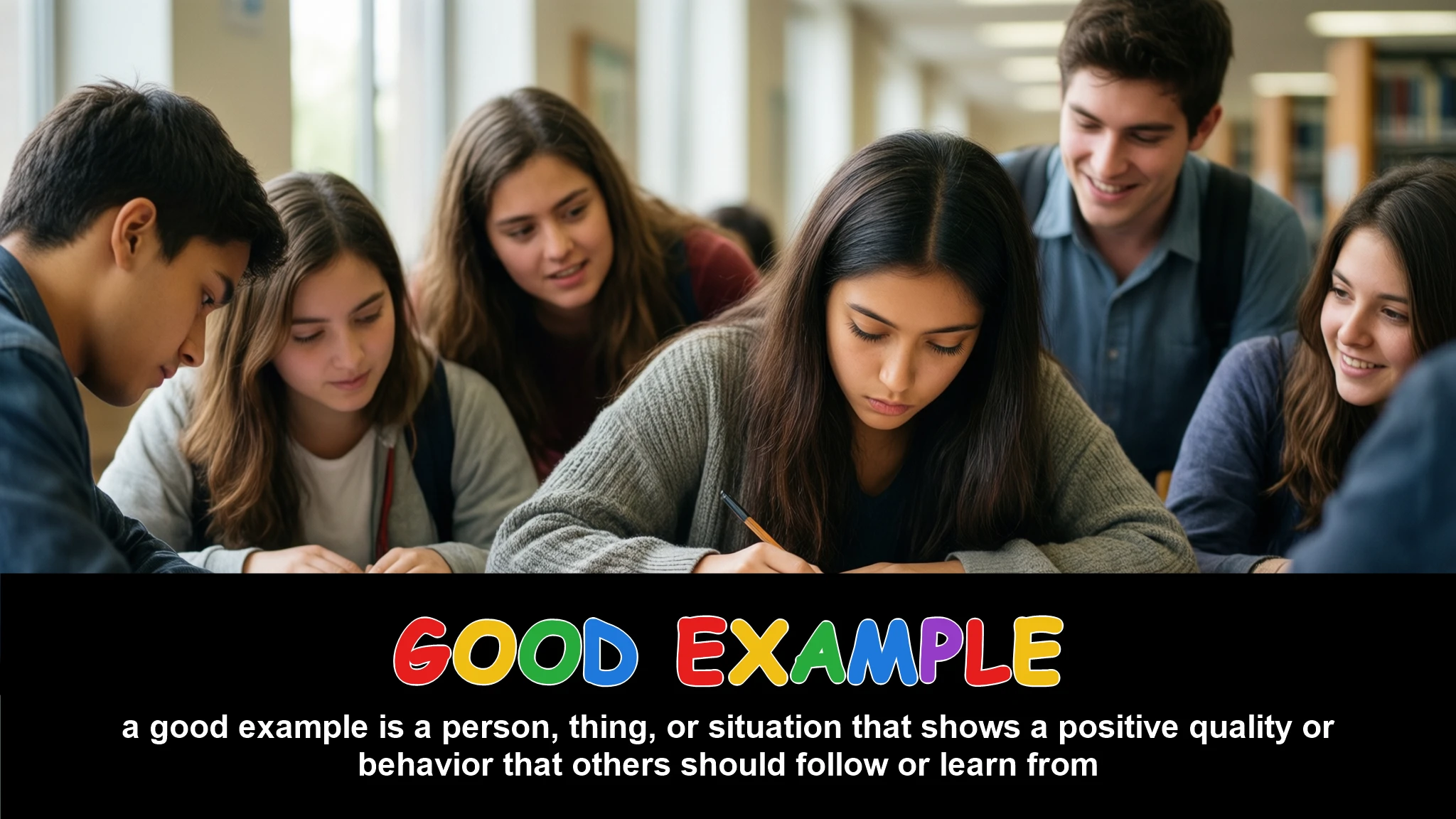 English Illustration for good example